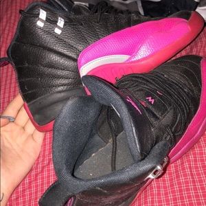 Jordan 12’s pink & black